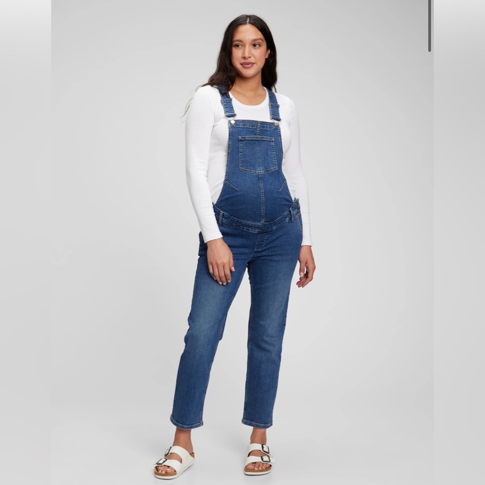 Gap Maternity Denim Overalls